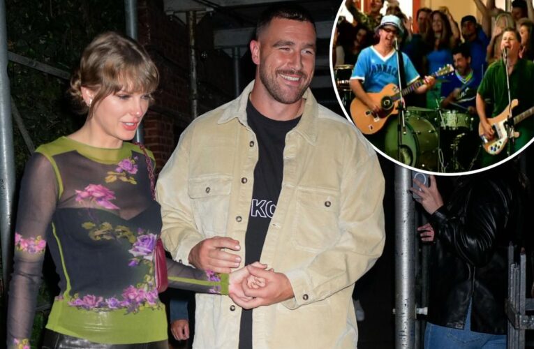 Taylor Swift, Travis Kelce had drunk ‘Teenage Dirtbag’ duet: friend
