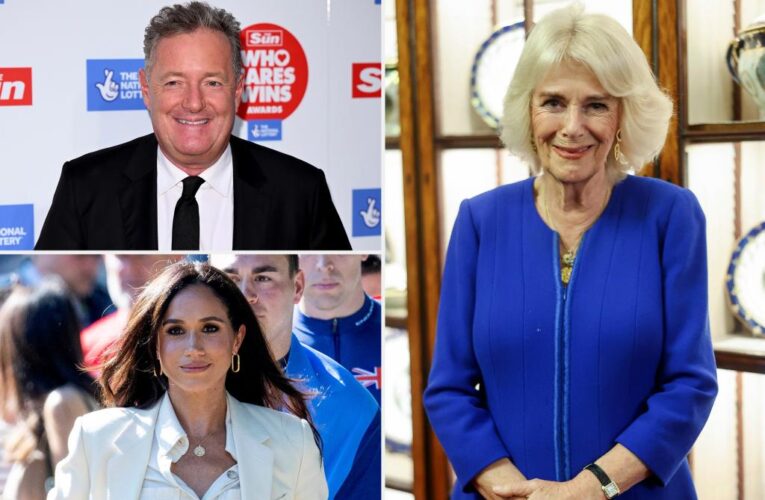 Queen Camilla thanked Piers Morgan for dissing Meghan Markle: book