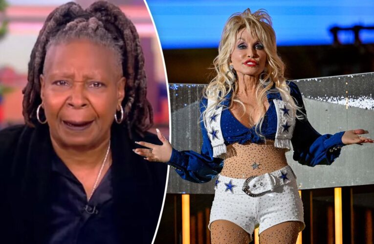 Whoopi Goldberg defends Dolly Parton’s Dallas Cowboys cheerleader outfit