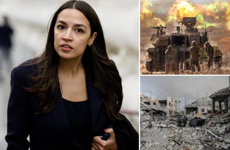 AOC says US aid used to commit ‘human rights violations’ in Gaza