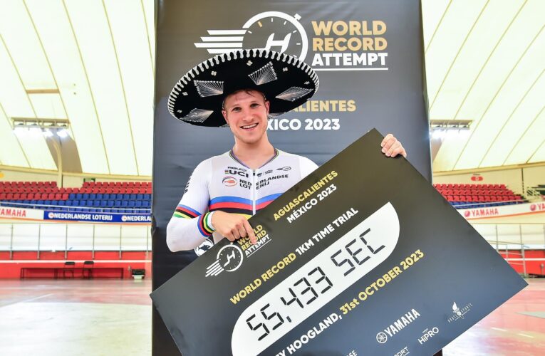 Jeffrey Hoogland obliterates 1km time trial world record in Mexico – ‘It’s a legacy, something you can look back on’