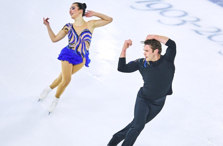 Lia Pereira and Trennt Michaud spring short pairs upset in Grand Prix de France