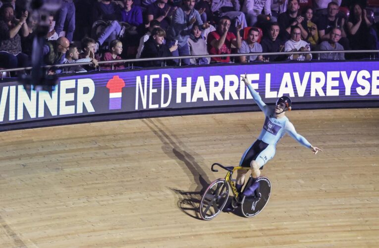Harrie Lavreysen bounces back after UCI Track Champions League blip as Katie Archibald extends lead