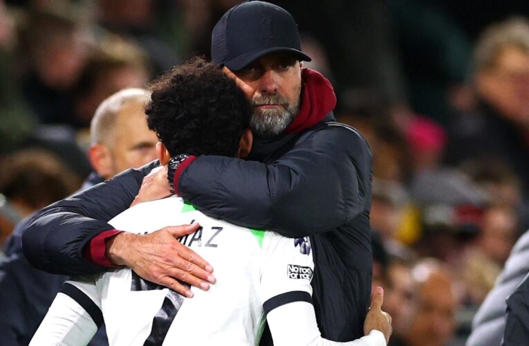 Jurgen Klopp on ‘emotional’ goal for Luis Diaz in Liverpool’s Premier League draw with Luton Town – ‘A wonderful moment’