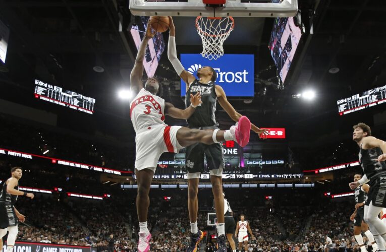 'Way too tall' Wembanyama impresses but can't stop Spurs losing to Raptors