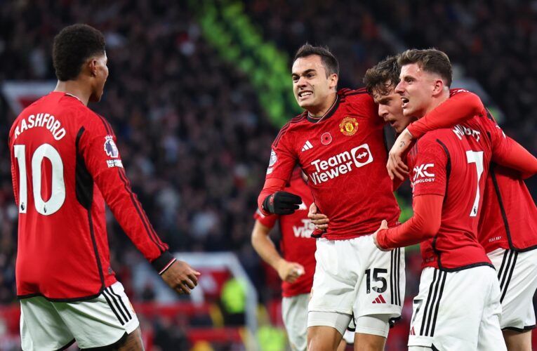 Premier League: Manchester United squeeze past Luton, 10-man Arsenal sink Burnley, Everton win late at Crystal Palace