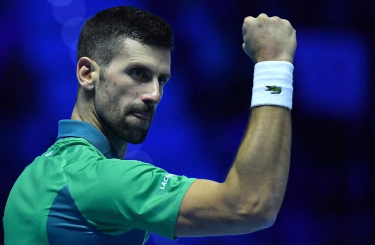 Novak Djokovic battles past Holger Rune as No. 1 grabs his first victory of 2023 ATP Finals