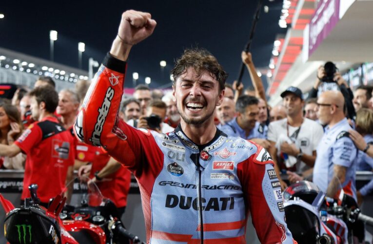 Fabio Di Giannantonio wins as Pecco Bagnaia extends title lead at Qatar MotoGP ahead of Valencia finale