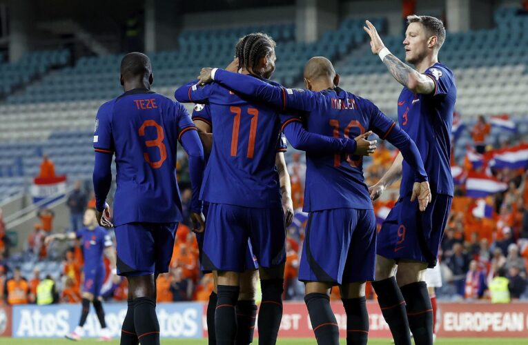 Gibraltar 0-6 Netherlands – Calvin Stengs scores hat-trick as Dutch sign off qualifying in style with thumping win
