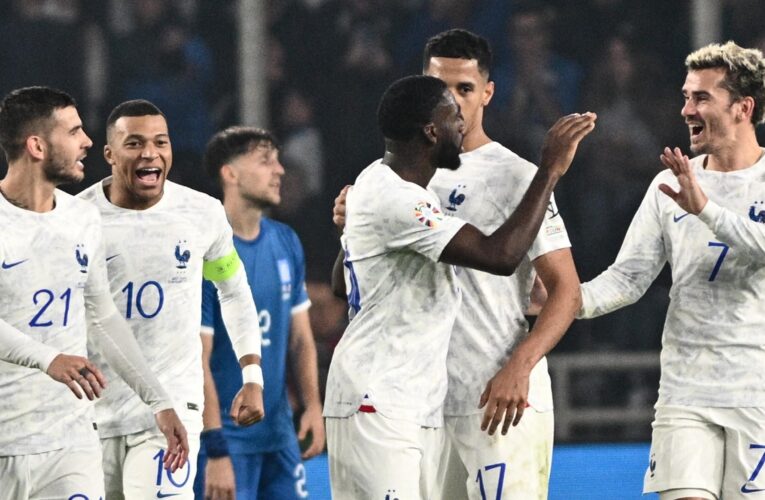 Greece 2-2 France: Youssouf Fofana rescues draw for Didier Deschamps’ men as Les Bleus end Euro 2024 qualifiers unbeaten