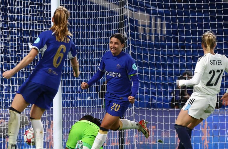 Chelsea 4-1 Paris FC – Sam Kerr scores hat-trick as Blues claim first Women’s Champions League group stage win