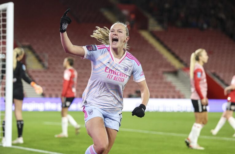 Amanda Ilestedt nets stoppage-time winner for Arsenal over Southampton in Women’s League Cup