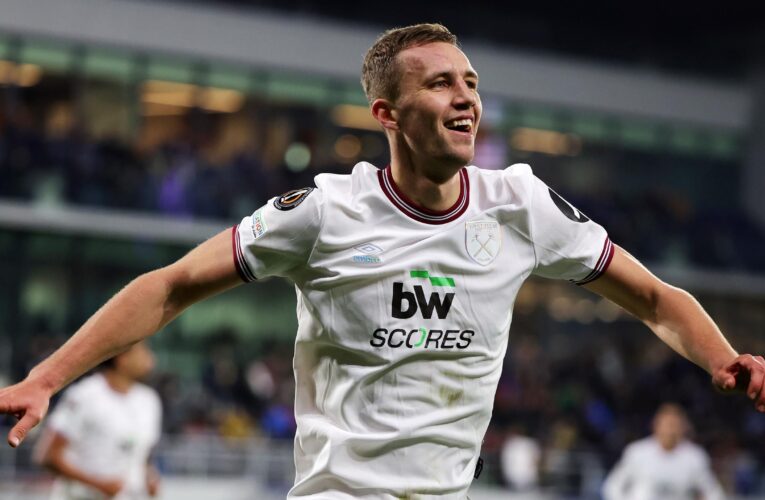 ‘On fire’ Tomas Soucek lauded by Joe Cole and Carlton Cole as West Ham midfielder scores late winner in Europa League