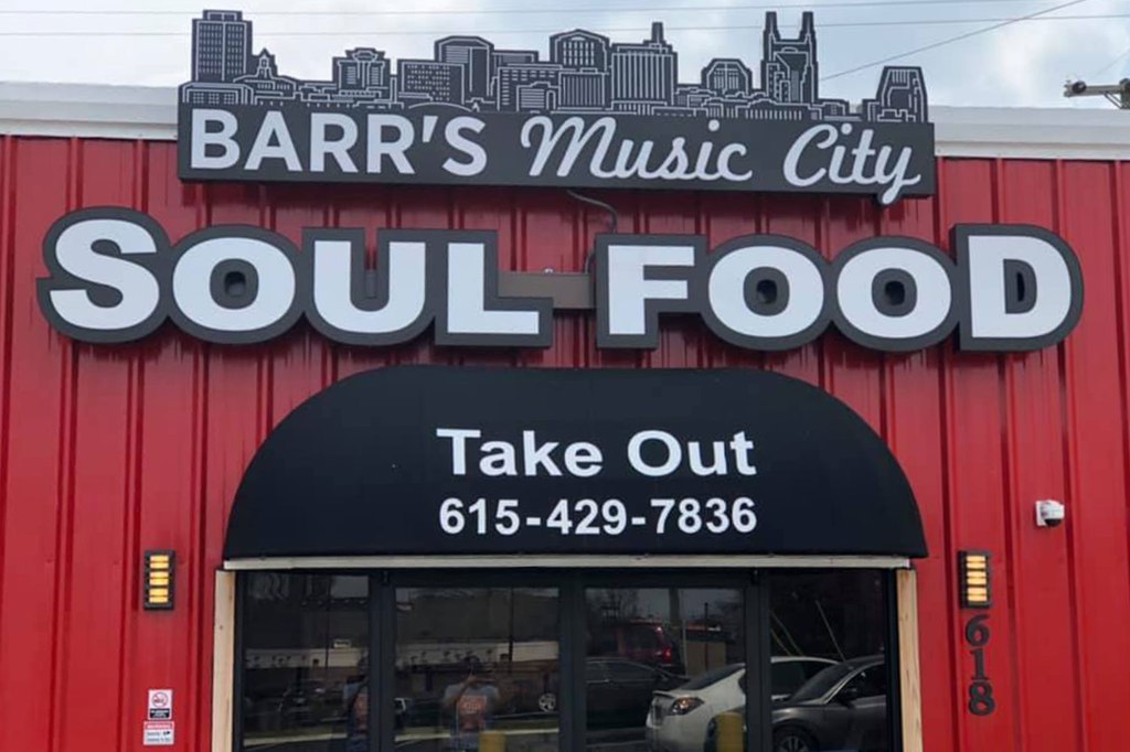 Barr's Music City Soul Food accepted Jelly Roll's offer of $1000 and was able to get him some dressing. 
