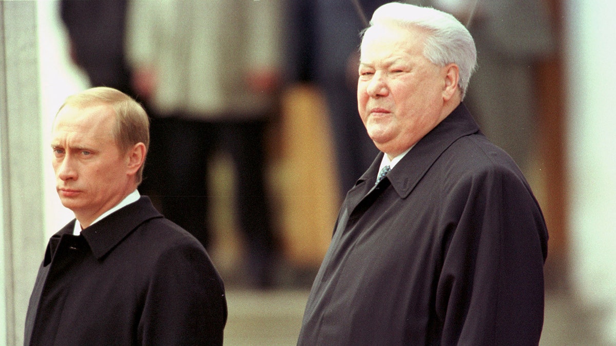 Boris Yeltsin and Vladimir Putin