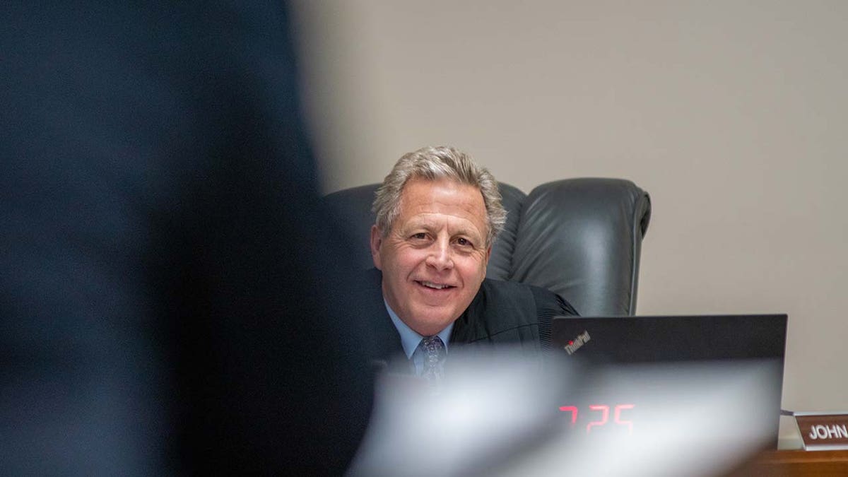 Judge John Judge listens to oral arguments from Bryan Kohberger’s attorney, Jay Logsdon