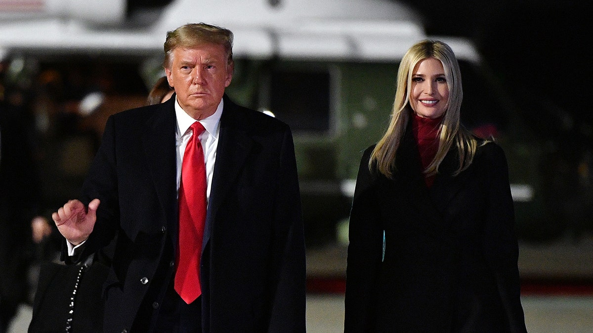 Donald Trump and Ivanka Trump in 2021