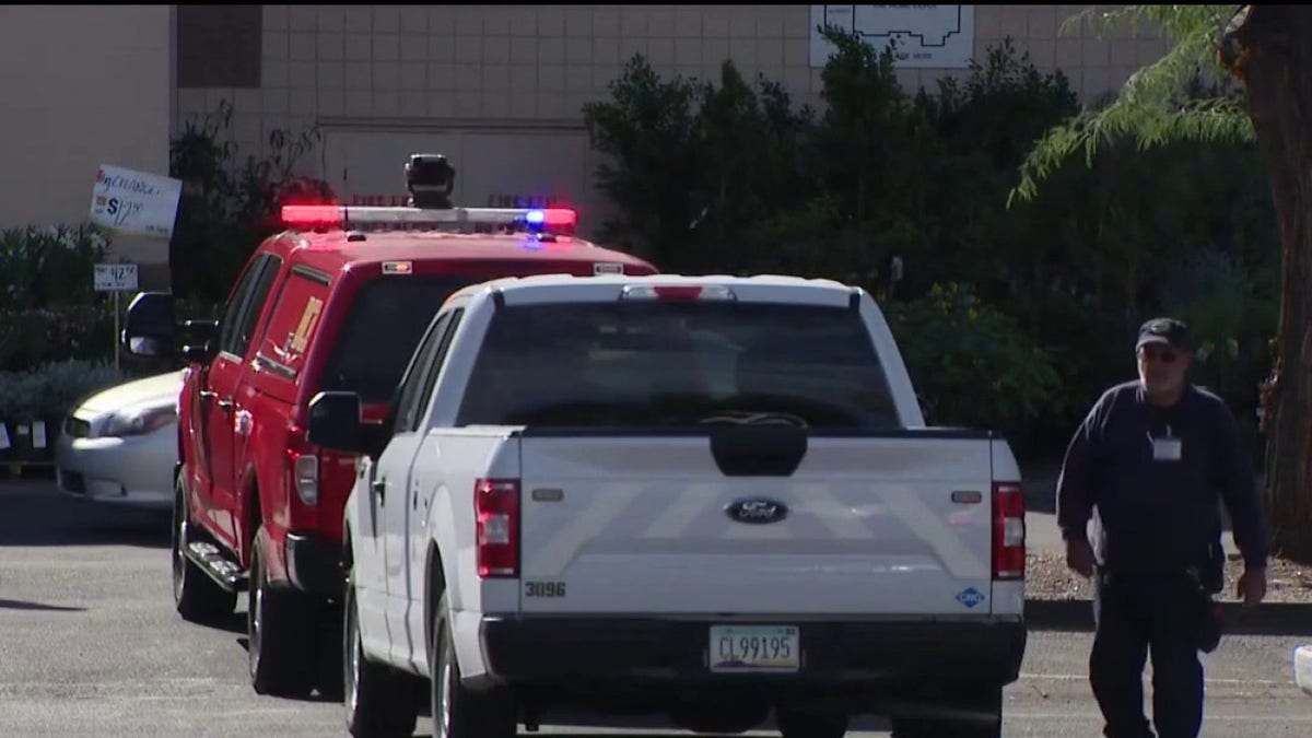 Emergency responders at the Home Depot store