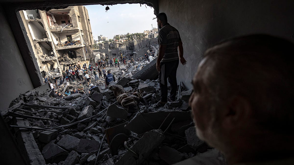 Damage from Israeli airstrikes in Gaza