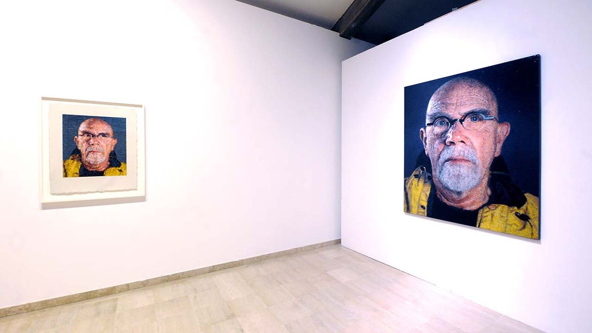 Chuck Close "Mosaics" Exhibition Preview