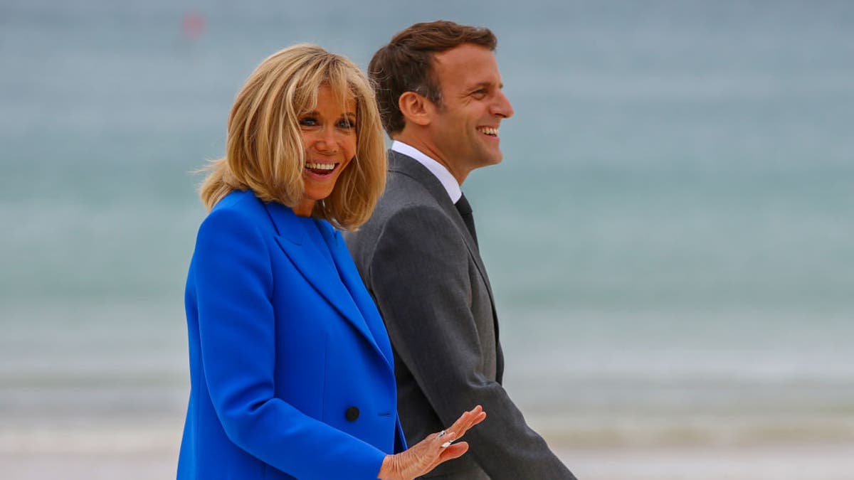 Emmanuel and Brigitte Macron