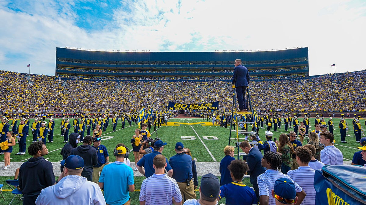 A view pf Michigan Stadium