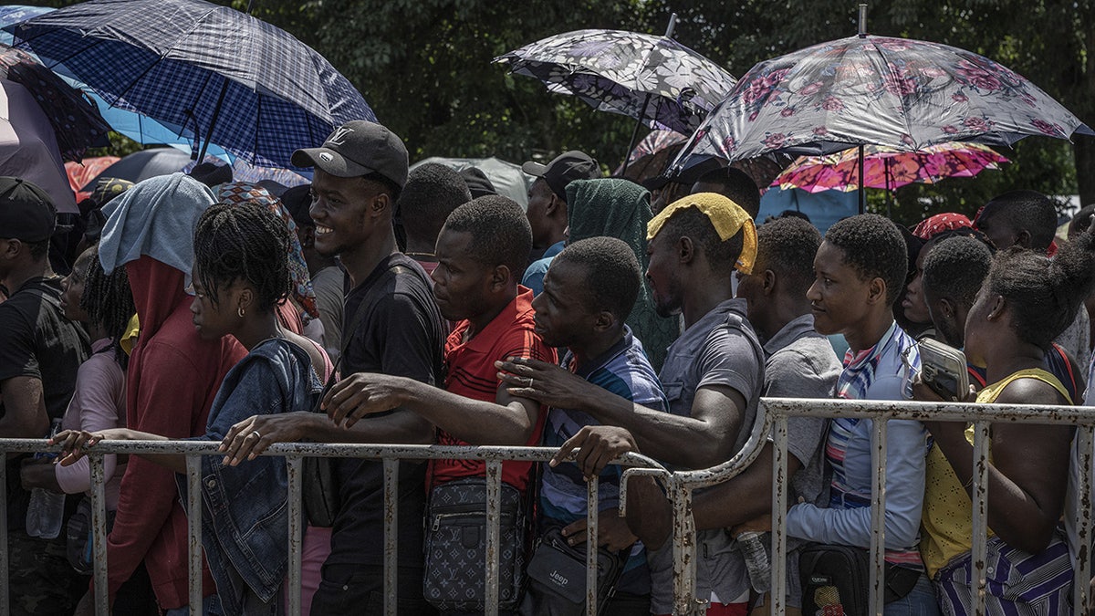 Migrants near Guatemala border