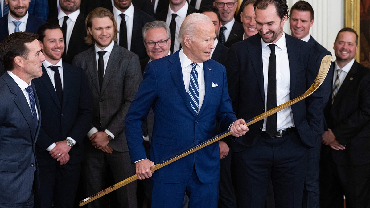 President Joe Biden Las Vegas Knights