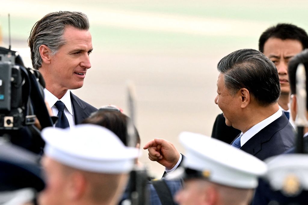 gavin newsom and xi jinping