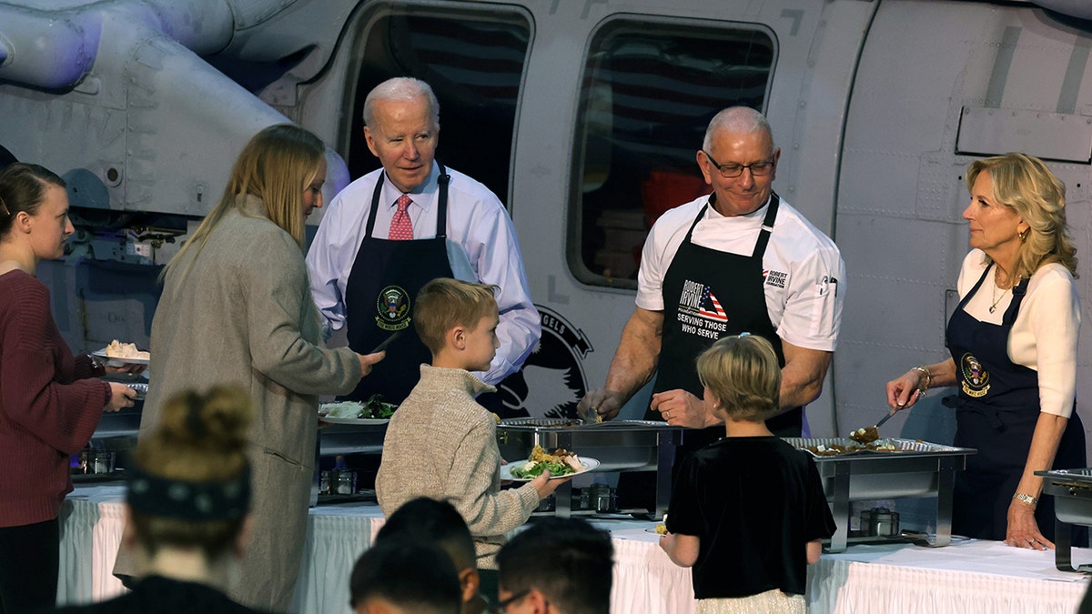 Joe and Jill Biden, Robert Irvine