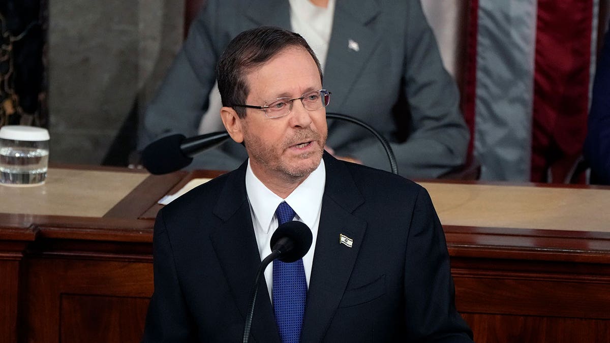 Israeli President Isaac Herzog speaks to US Congress, July 2023