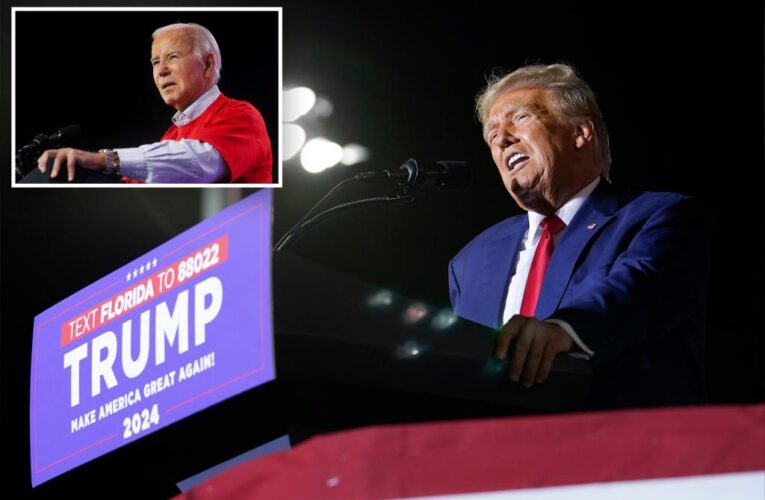 Trump leads Biden in six swing states with or without third-party candidates