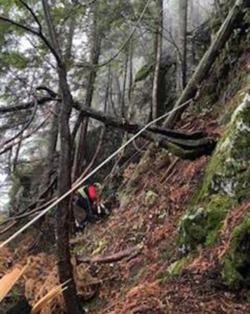 North Shore Rescuer on Mt. Fromme