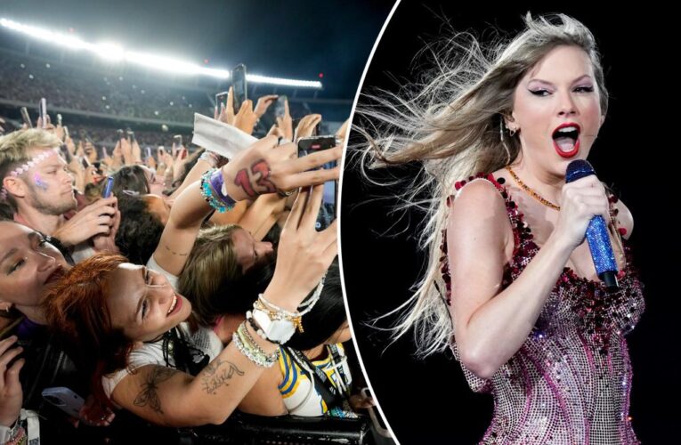 Taylor Swift politely scolds fans not to throw items at Argentina concert