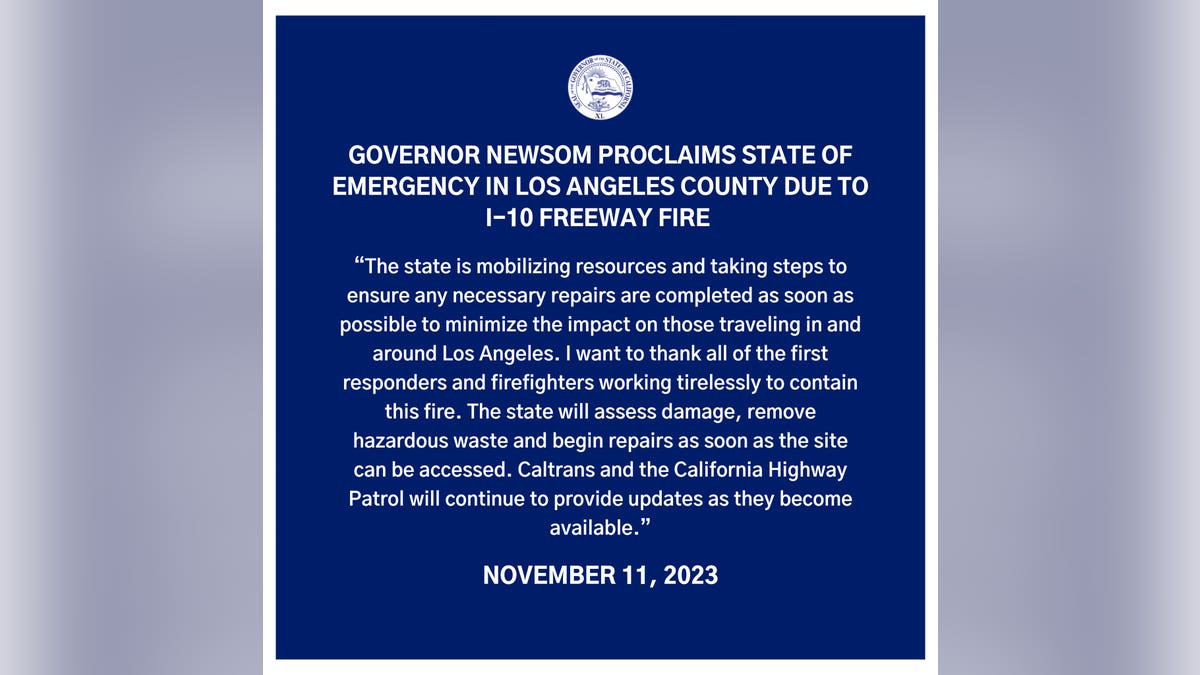 California Gov. Gavin Newson issues State of Emergency