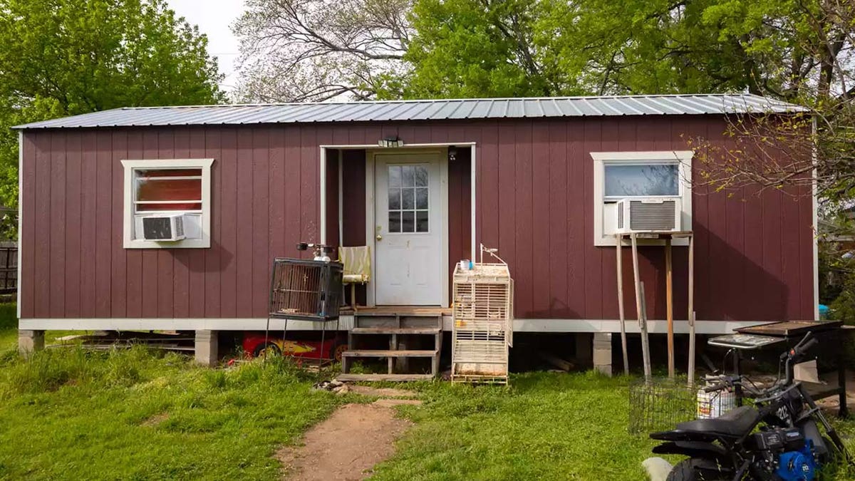 The shed identified as the last known residence of Noel Rodriguez-Álvarez.