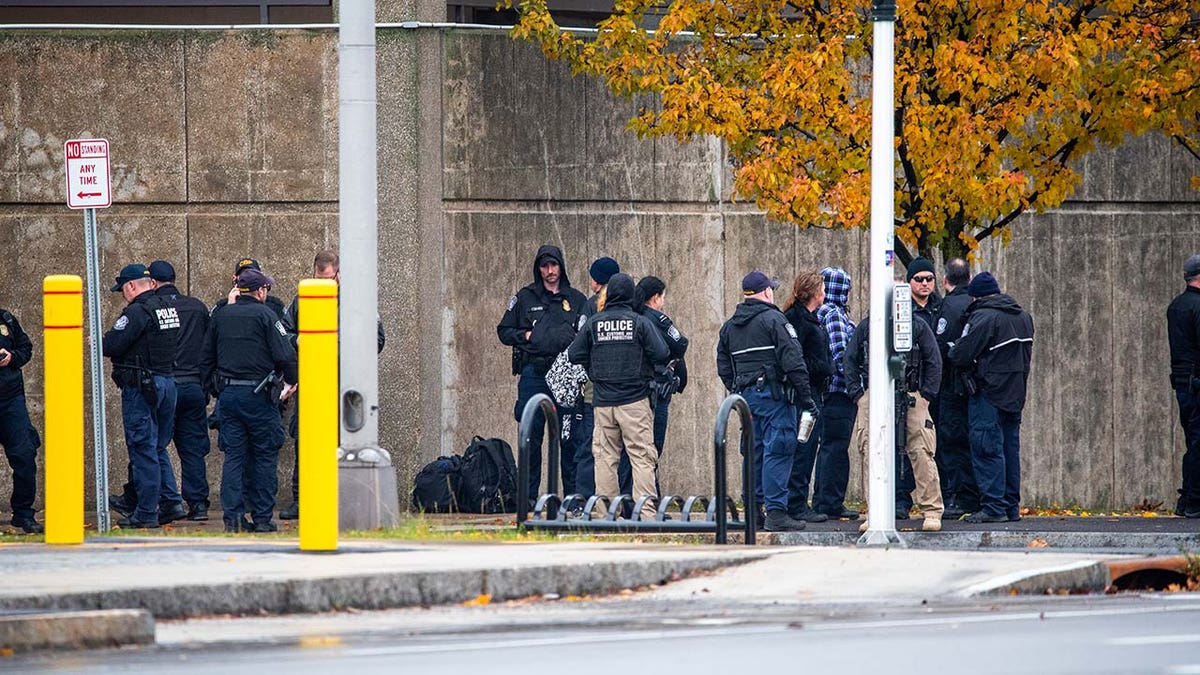 police on Rainbow Bridge