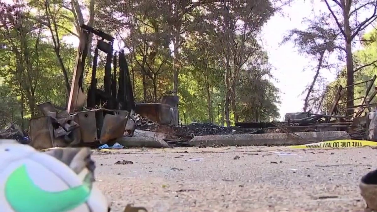 Fire destroys home in Huntsville, TX in June