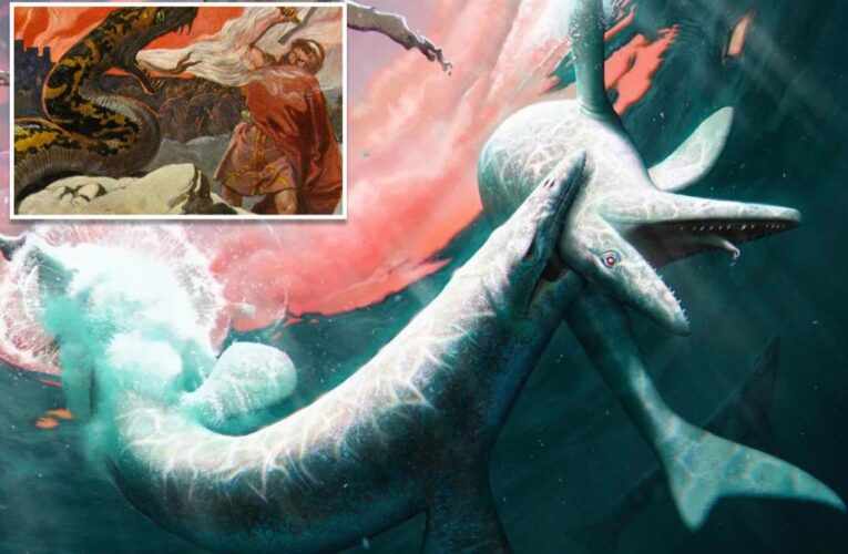 Scientists claim giant sea lizards with ‘angry eyebrows’ roamed over North Dakota 80 million years ago