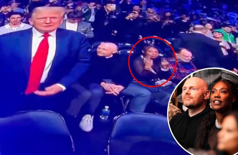 Bill Burr defends wife over flipping off Donald Trump at UFC match