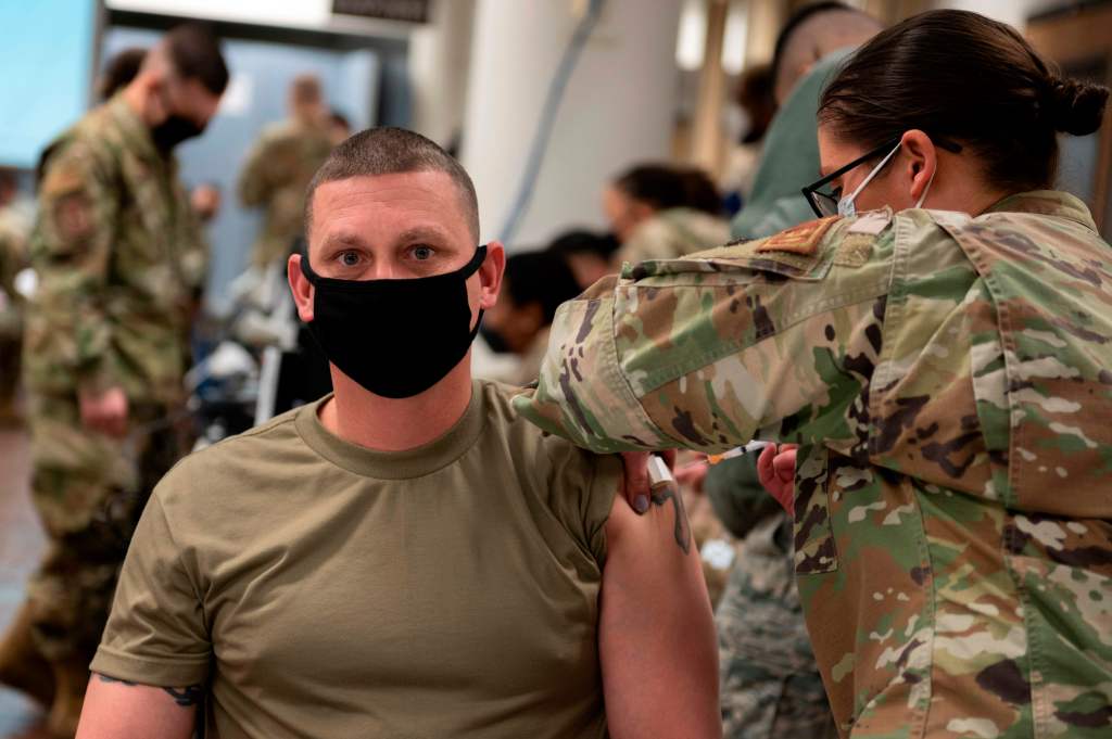 Nineteen unvaccinated soldiers have gone back to active duty out of the 1,903 who were discharge for refusing the vaccine.