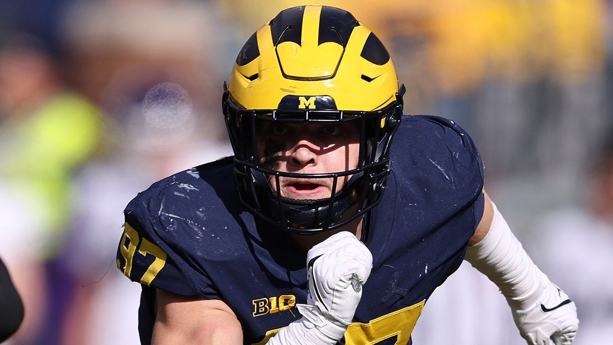 Aidan Hutchinson plays for Michigan