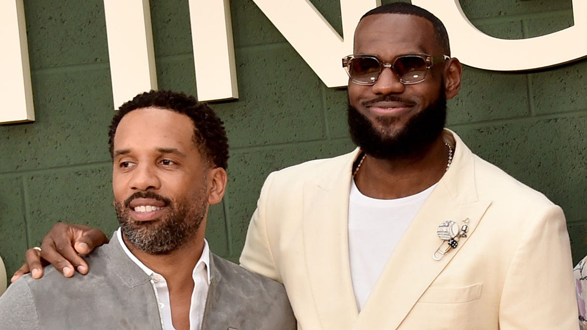 LeBron and Maverick Carter movie premiere