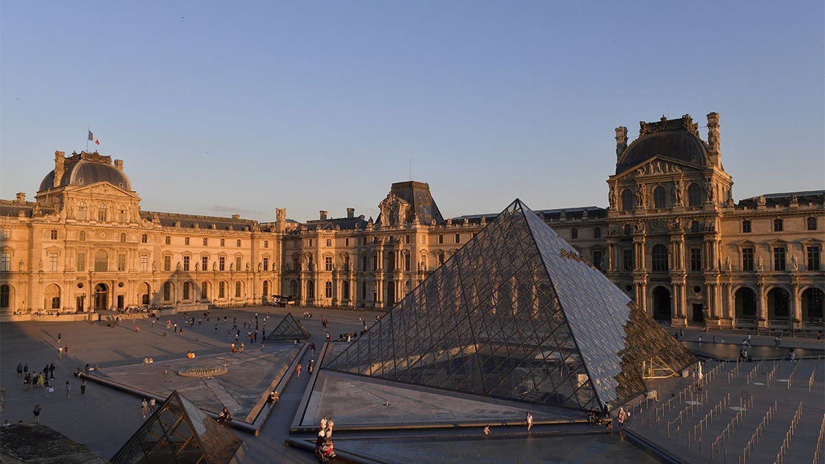 The Louvre Museum in Paris, France