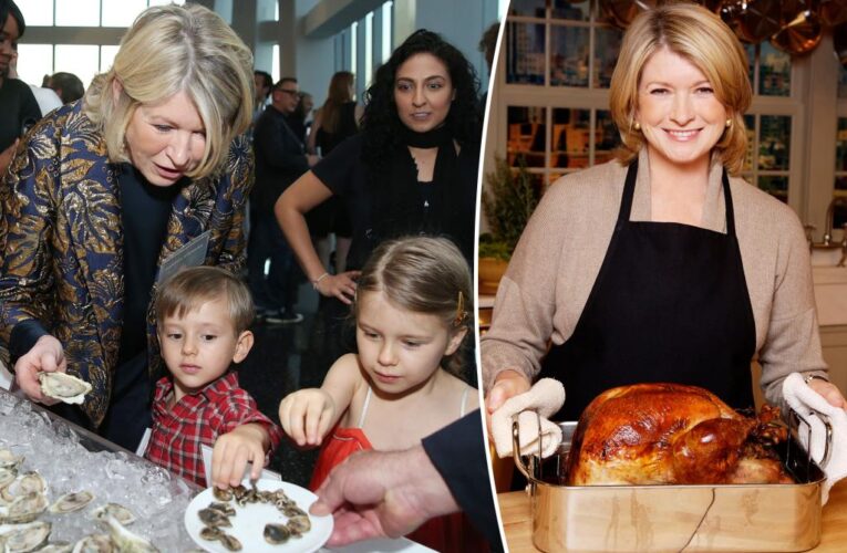 Martha Stewart’s pescatarian grandkids won’t skip Thanksgiving turkey: ‘They’re allowed’
