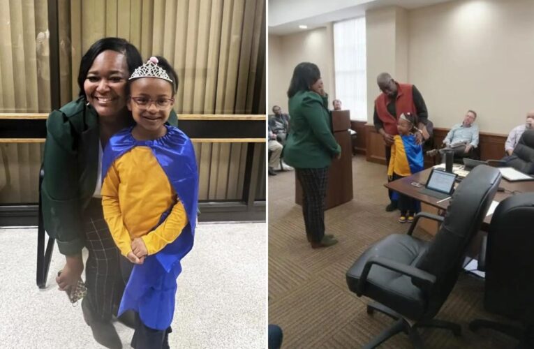 6-year-old Mississippi girl honored for rescue efforts after her mother had a stroke while driving