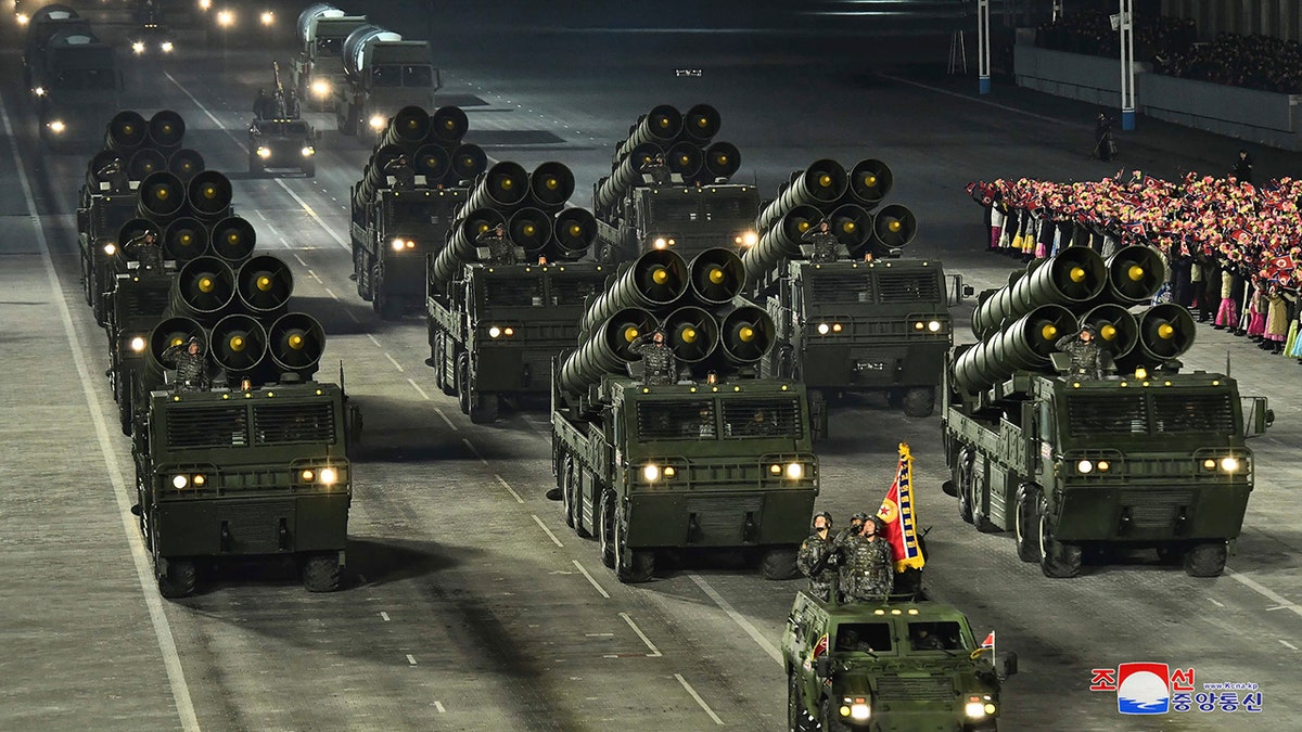 Military parade in North Korea