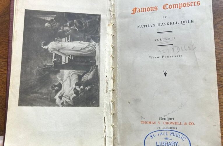 Book returned to St. Paul Library after more than 100 years