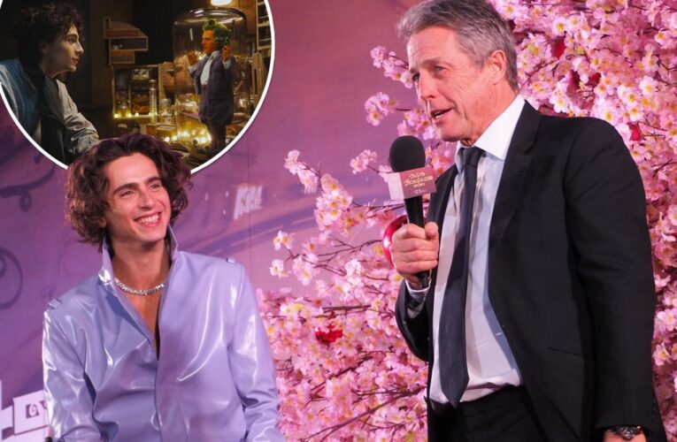 Timothee Chalamet sings ‘Oompa Loompa’ to Hugh Grant, fans ‘cringe’