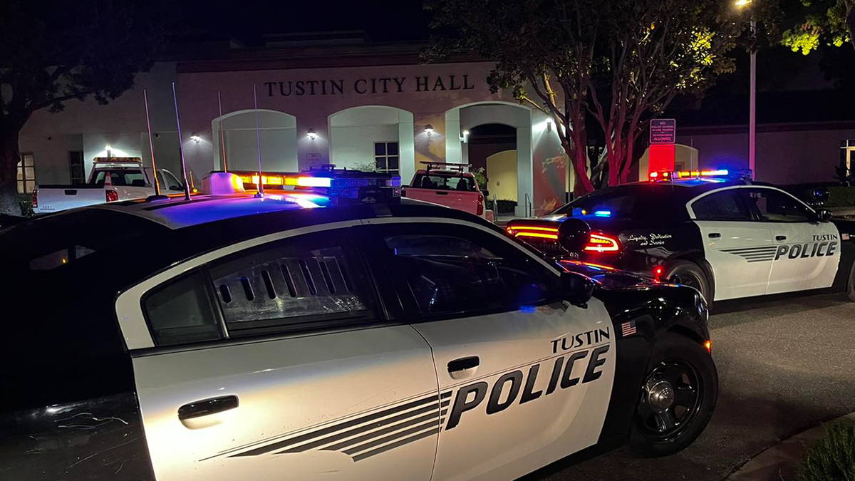 Tustin Police car